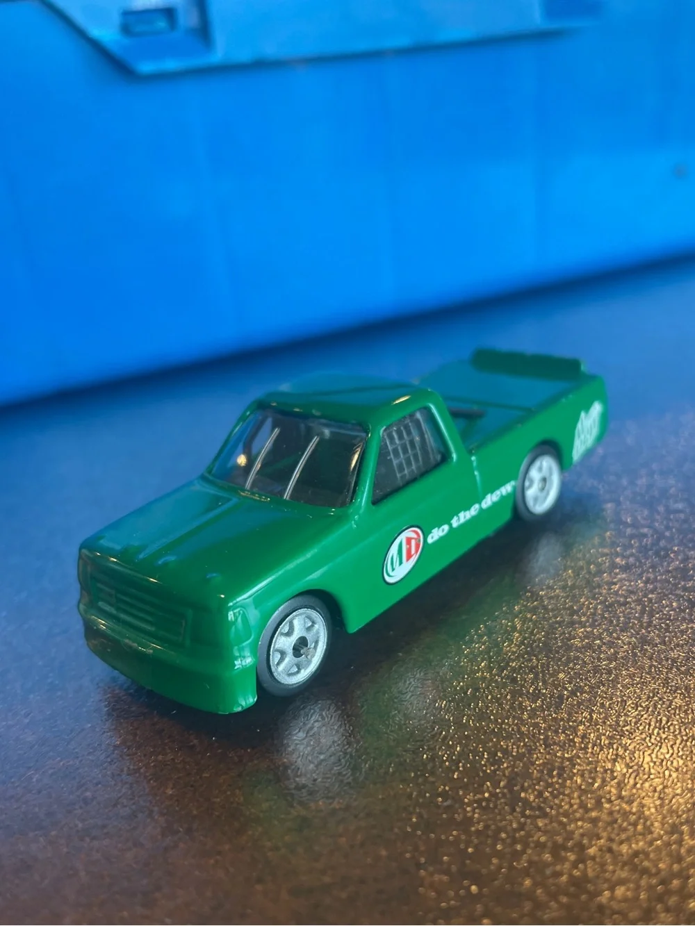 Rare Mountain Dew, Golden Wheel Diecast Truck 1:64